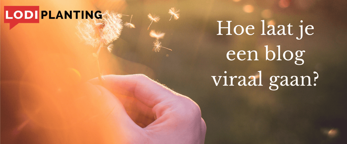 Hoe laat je een blog viraal gaan- (www.lodiplanting.com)